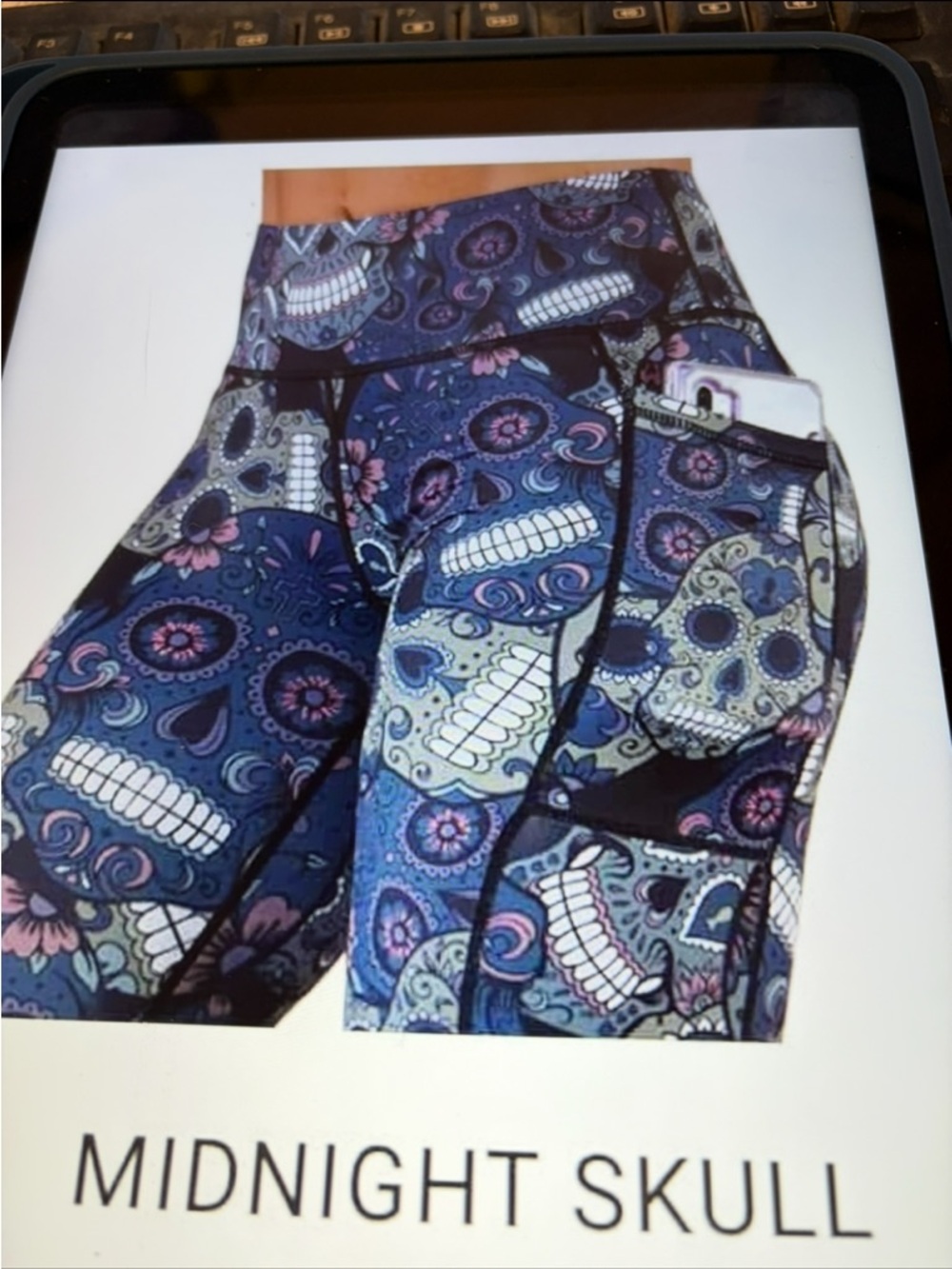Constantly Varied Gear Skull Print Leggings - Midnight Skulls